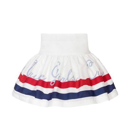 Balloon Chic Girls White Skirt