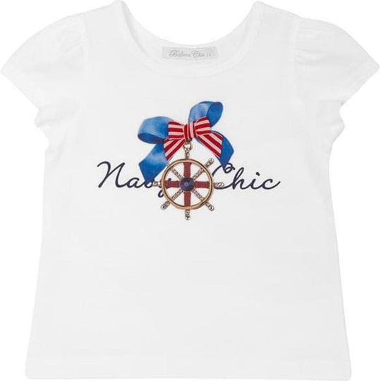 Girls White T-Shirt