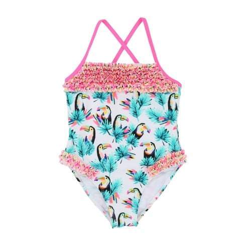 Billieblush Girls Pelican Swimsuit