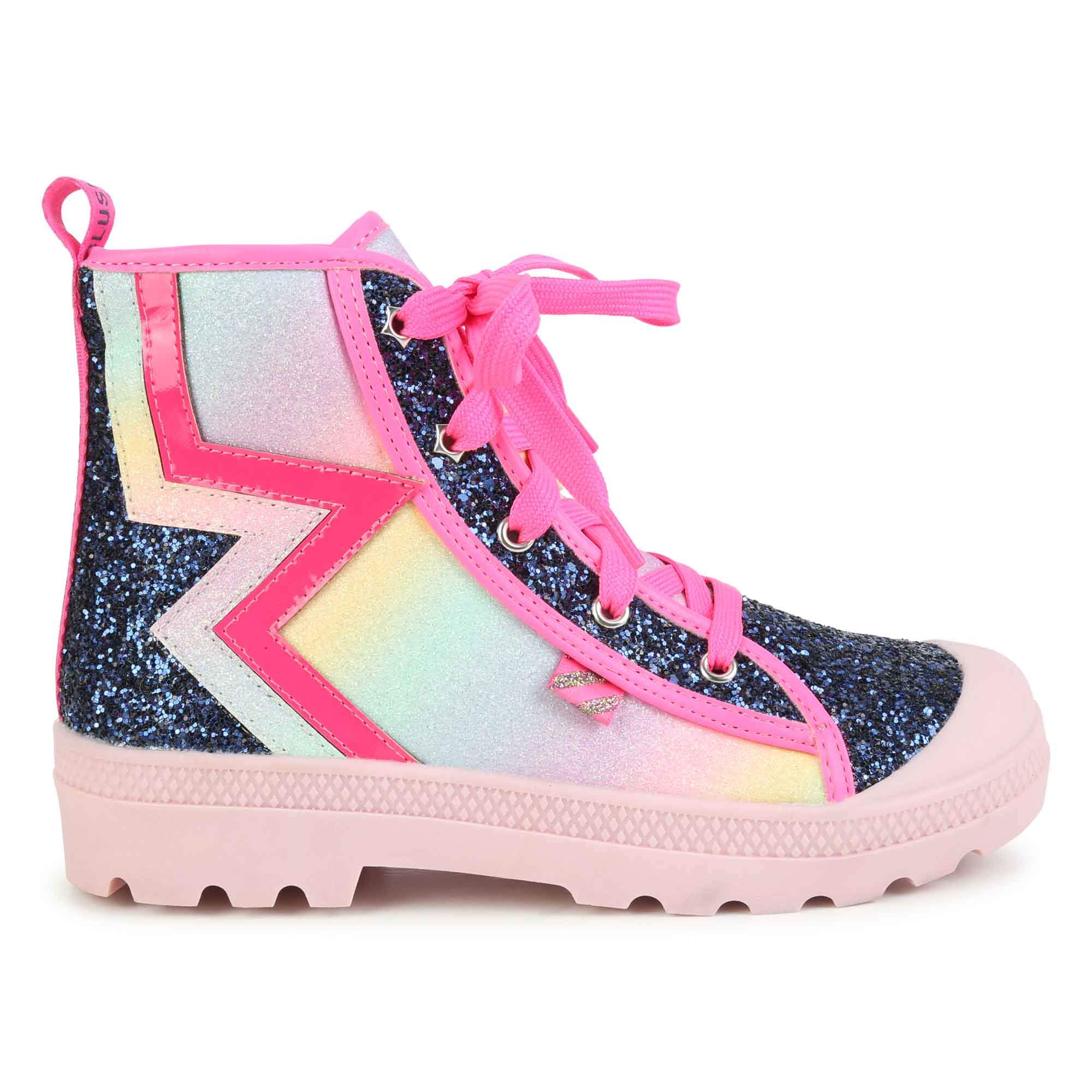 Billieblush Girls Pink Star Ankle Boots