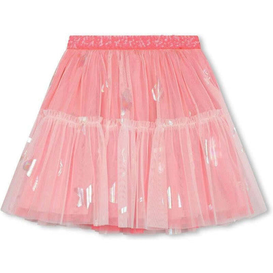 Girls Pink Tulle Skirt