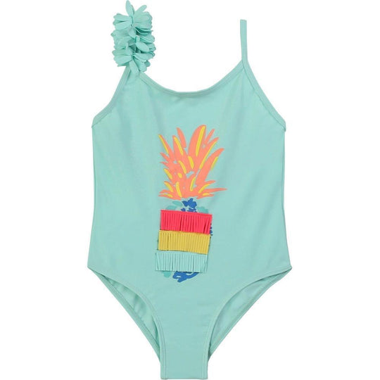 Girls Turquoise Swimming Costume