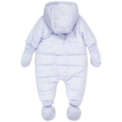 BOSS Baby Boys Pale Blue Snowsuit