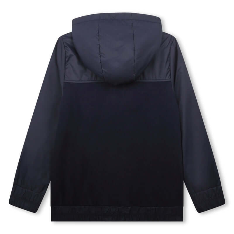 BOSS Boys Navy Hooded Jacket