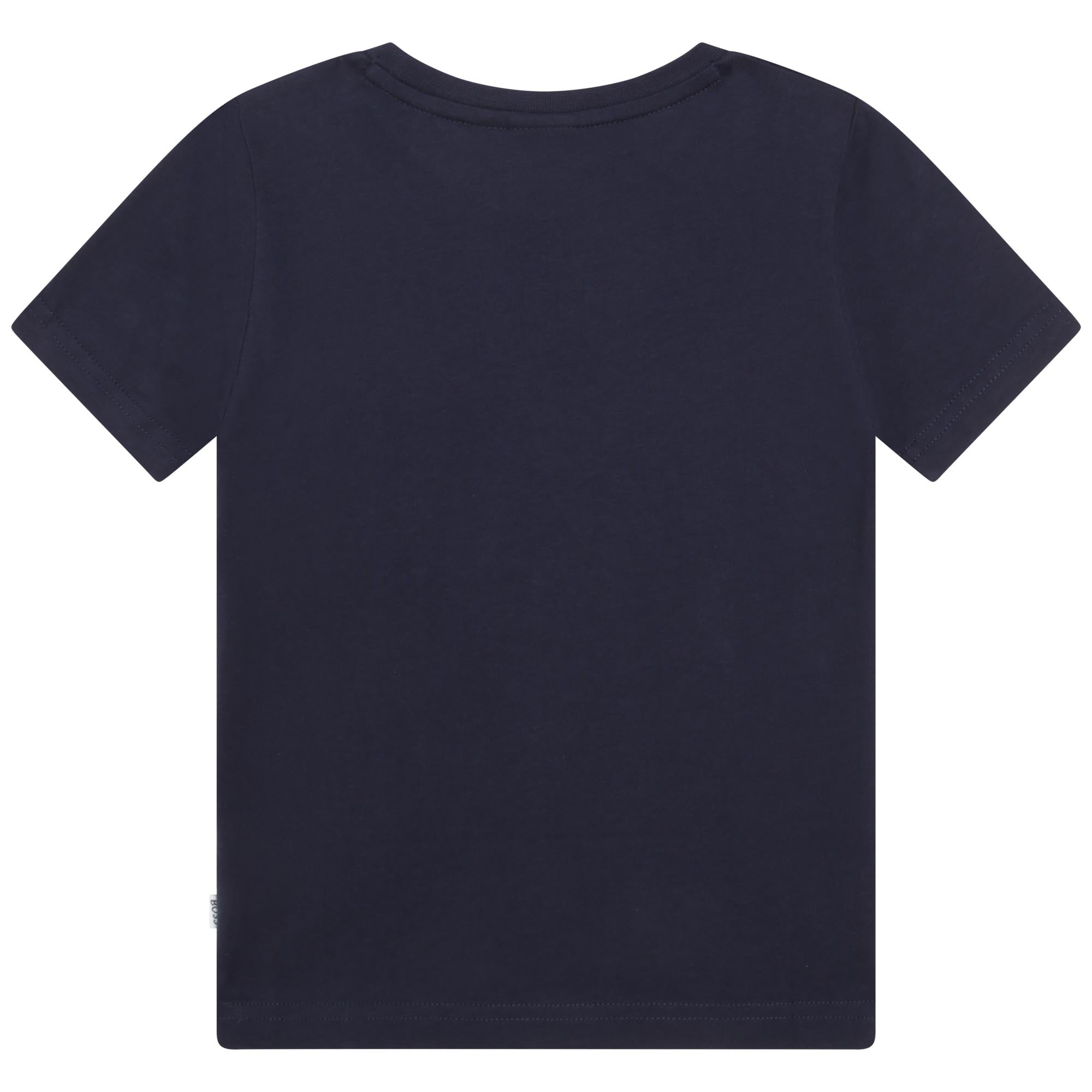 BOSS Boys Navy Logo Short Sleeve T-Shirt