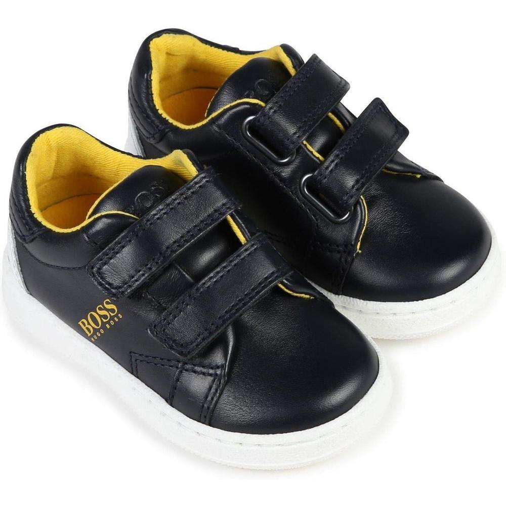 BOSS Boys Navy Trainers