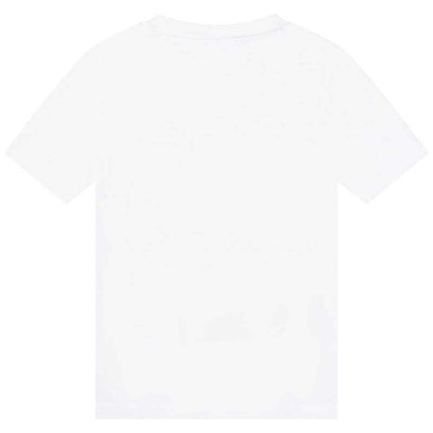 BOSS Boys White Short Sleeve T-shirt