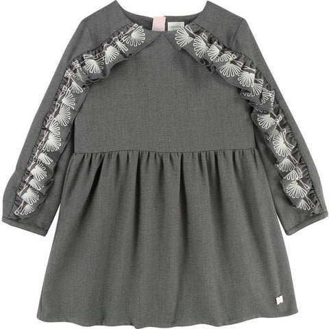 Carrement Beau Girls Grey Dress