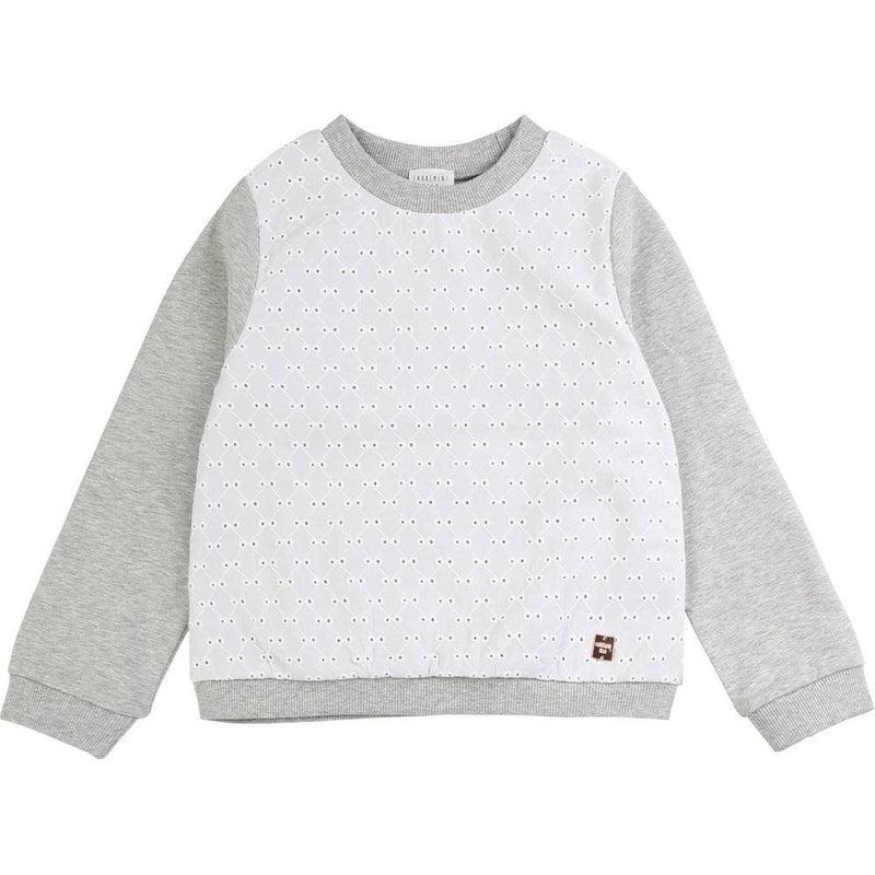 Carrement Beau Girls Light Grey Sweatshirt