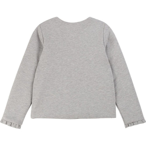 Carrement Beau Girls Pale Grey Jacket