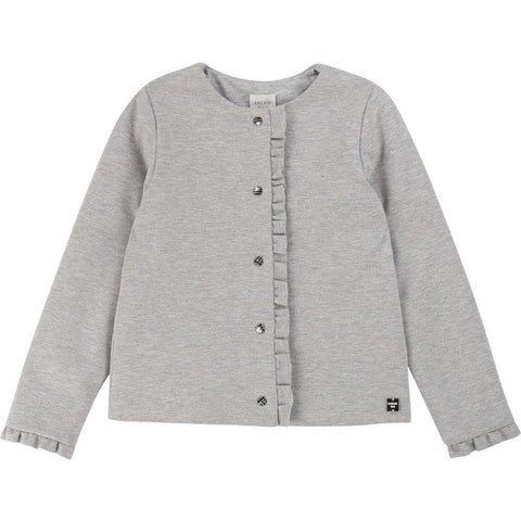 Carrement Beau Girls Pale Grey Jacket