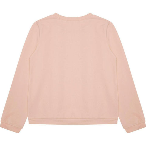 Carrement Beau Girls Pale Pink Sweatshirt