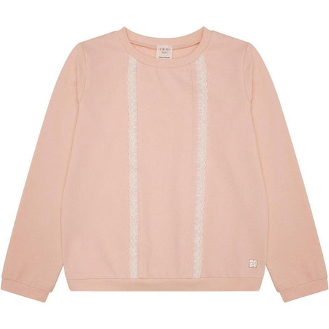 Carrement Beau Girls Pale Pink Sweatshirt