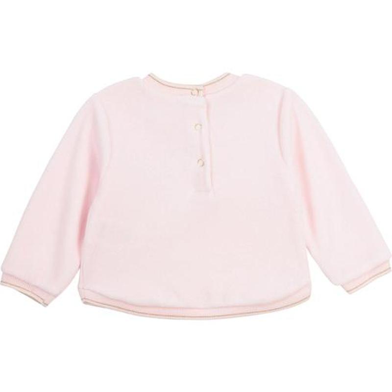 Carrement Beau Girls Pink Sweatshirt