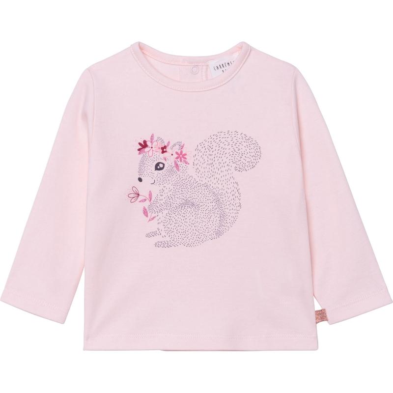 Carrement Beau Girls Squirrel Long Sleeve T-Shirt