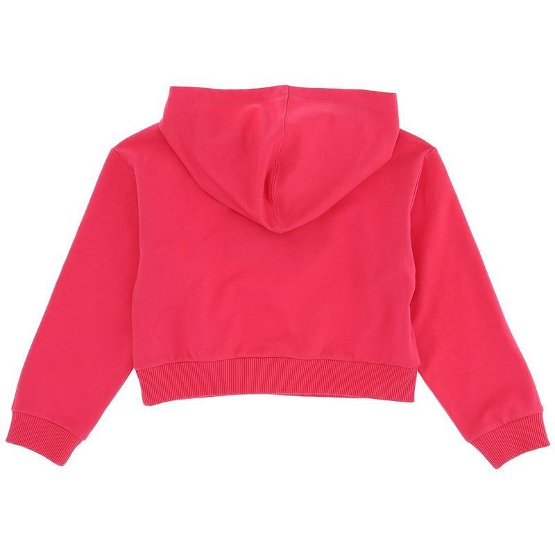 Chiara Ferragni Kids Girls Fuchsia Pink 'Eye' Hoodie