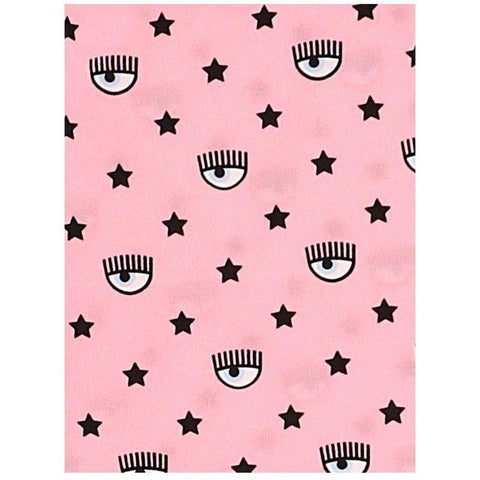 Chiara Ferragni Kids Girls Pink Eyes Leggings