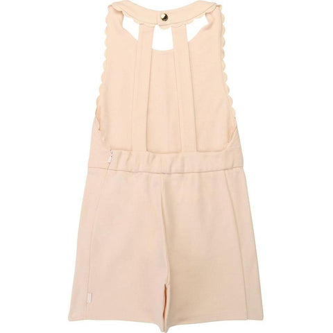 Chloe Apricot Jersey Playsuit