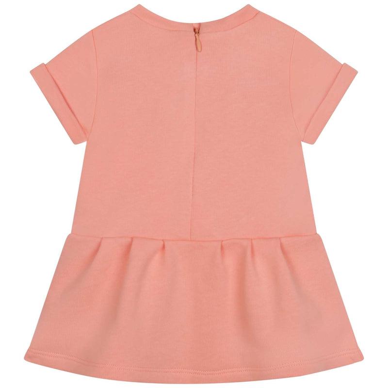 Chloe Baby Girls Peach Dress