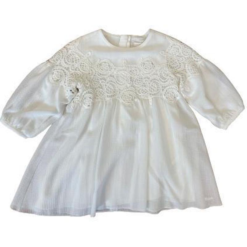 Chloe Baby Girls White Couture Dress