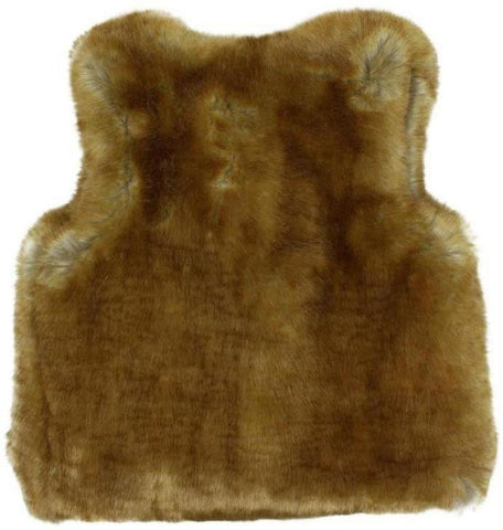 Chloe Brown Faux Fur Gilet