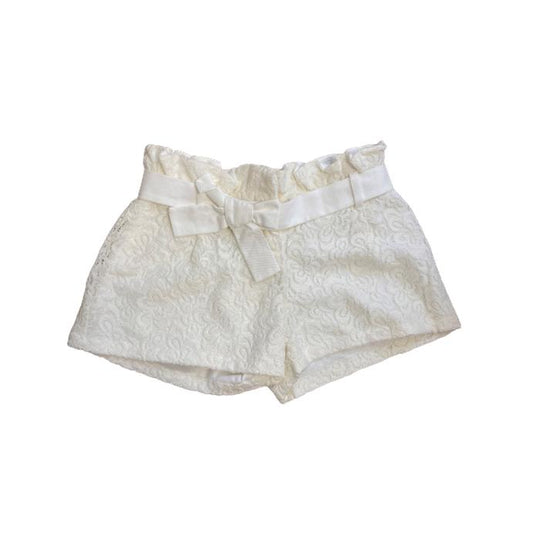 Girls Cream Shorts