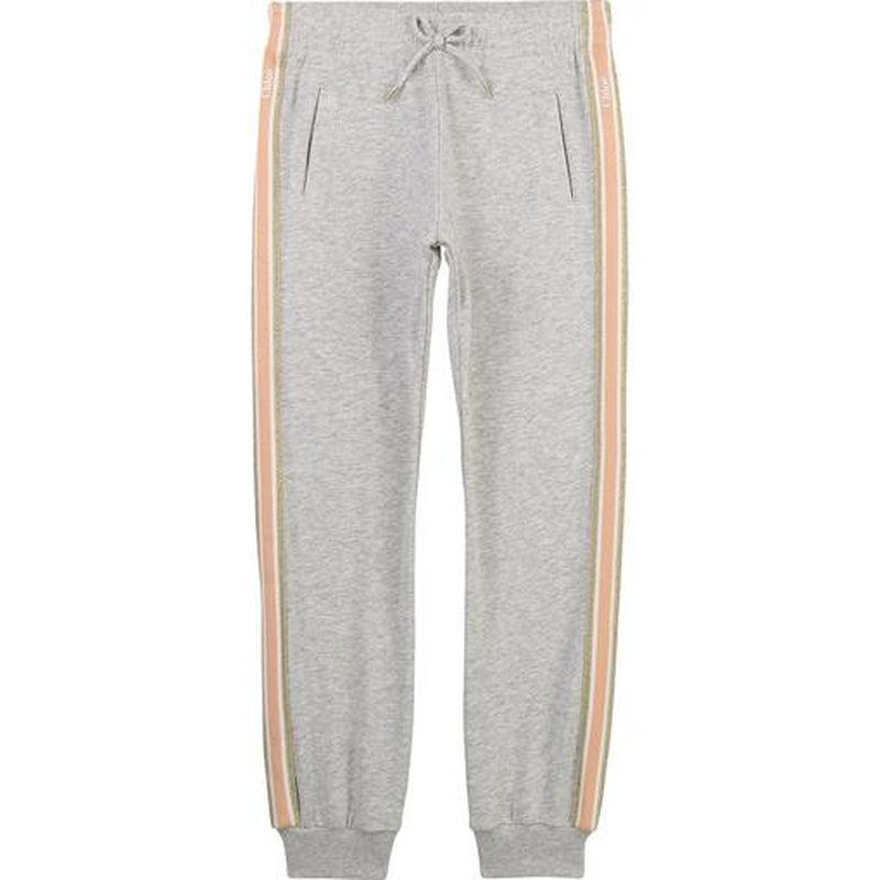 Chloe Girls Grey Logo Joggers