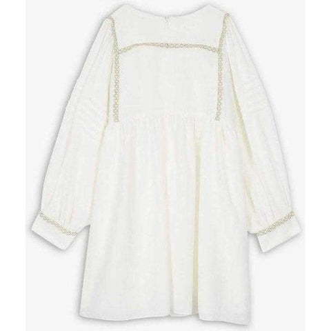 Chloe Girls Ivory & Gold Dress