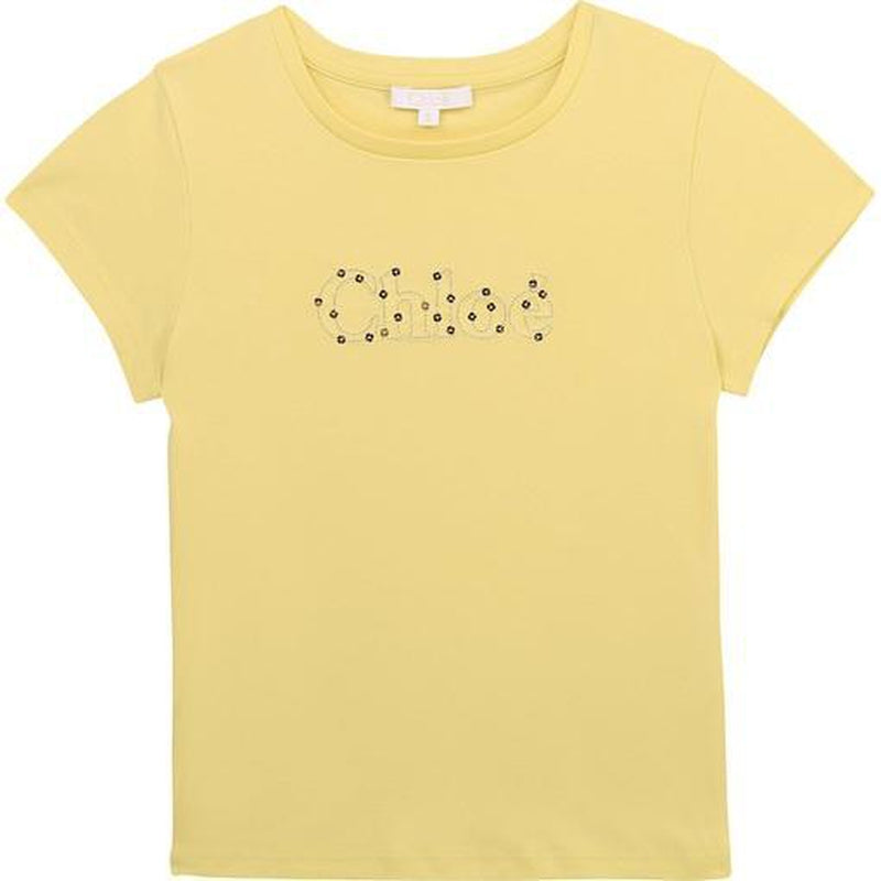 Chloe Girls Lemon Logo T-shirt