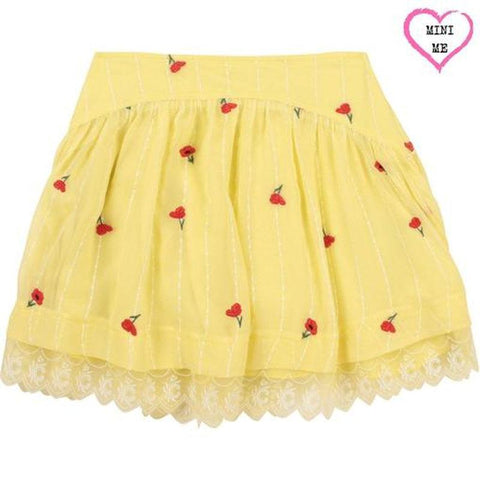 Chloe Girls Lemon Poppy Skirt