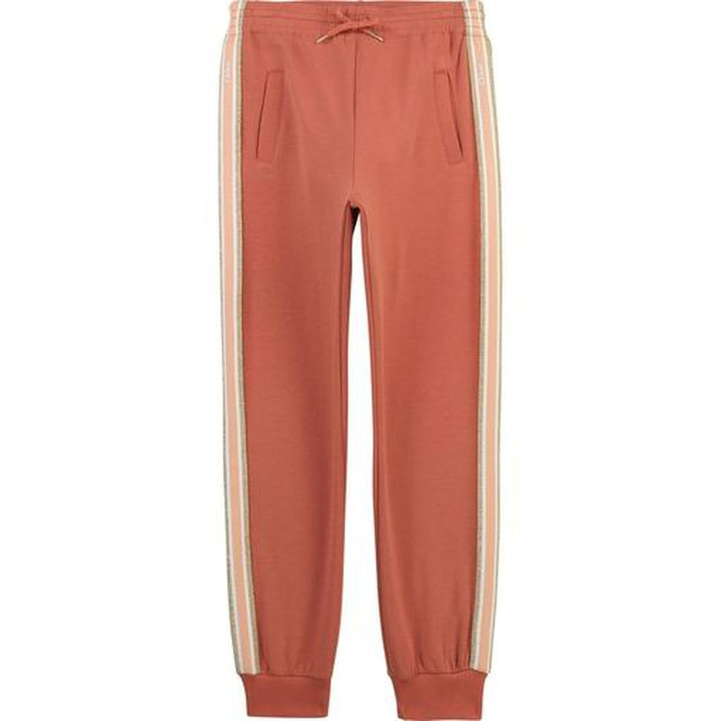 Chloe Girls Orange Logo Joggers