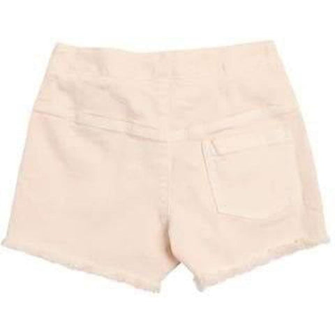 Chloe Girls Peach Denim Shorts