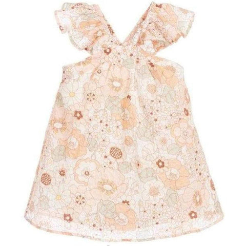 Chloe Girls Peach Mini-Me Dress