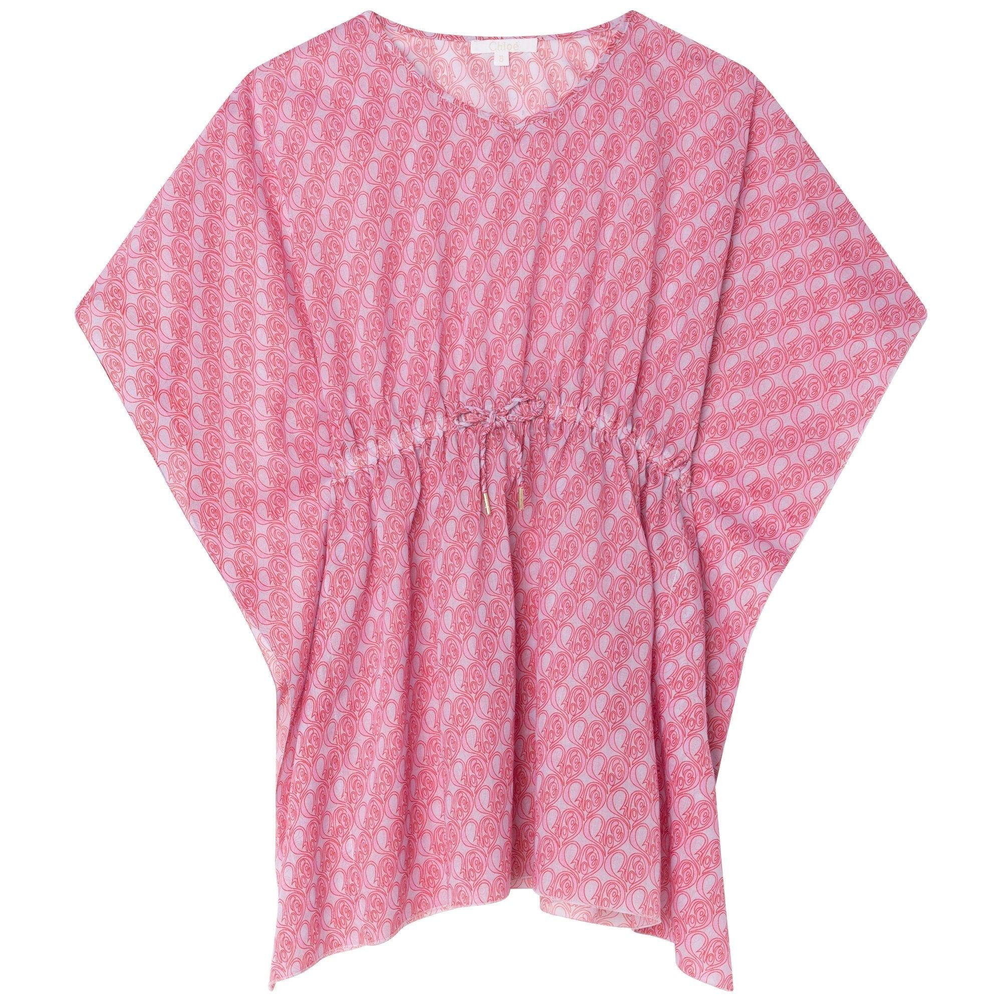 Chloe Girls Pink Kaftan