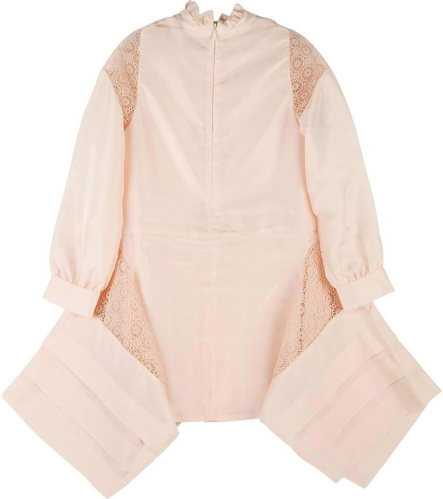 Chloe Girls Pink Silk Dress