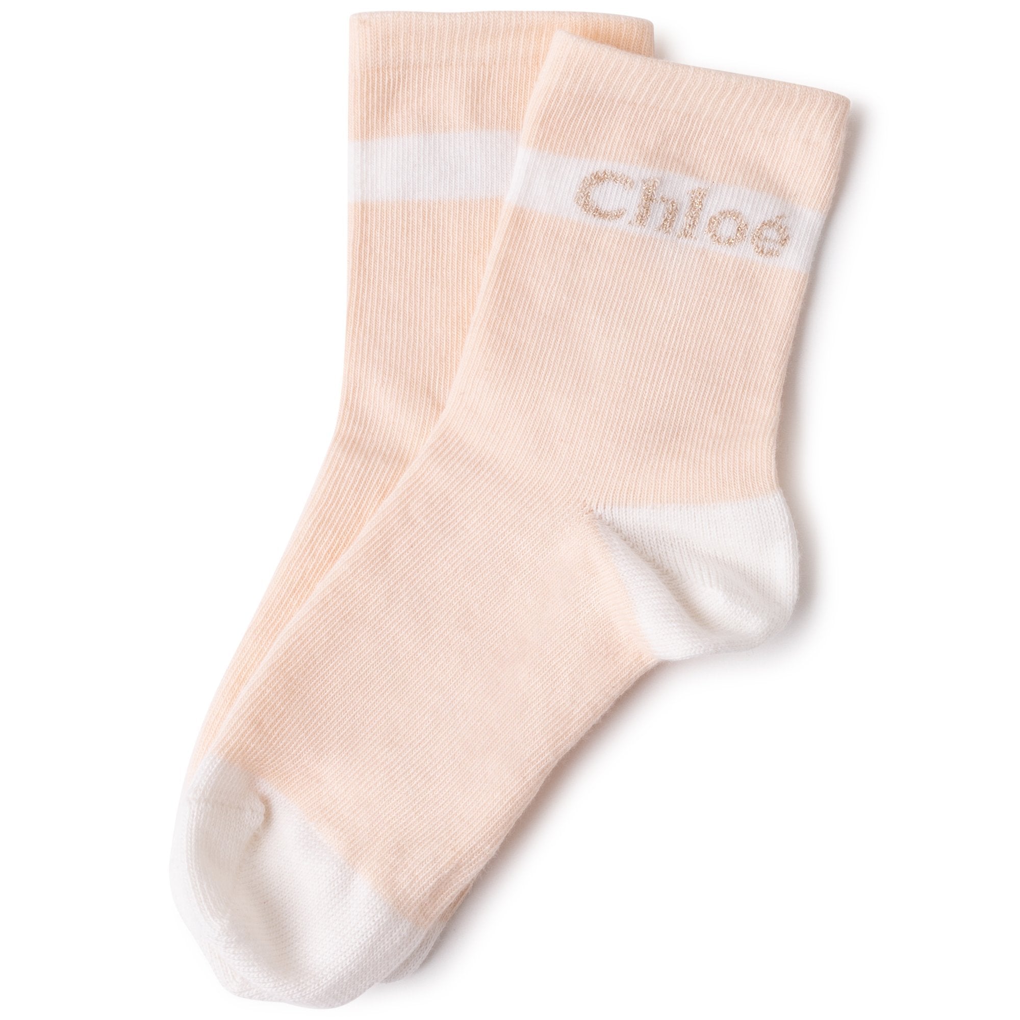 Chloe Girls Salmon Socks