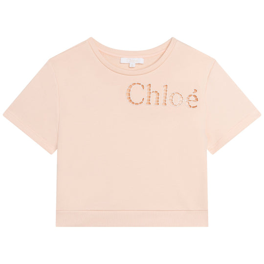 Girls Short Sleeved Sweatshirt