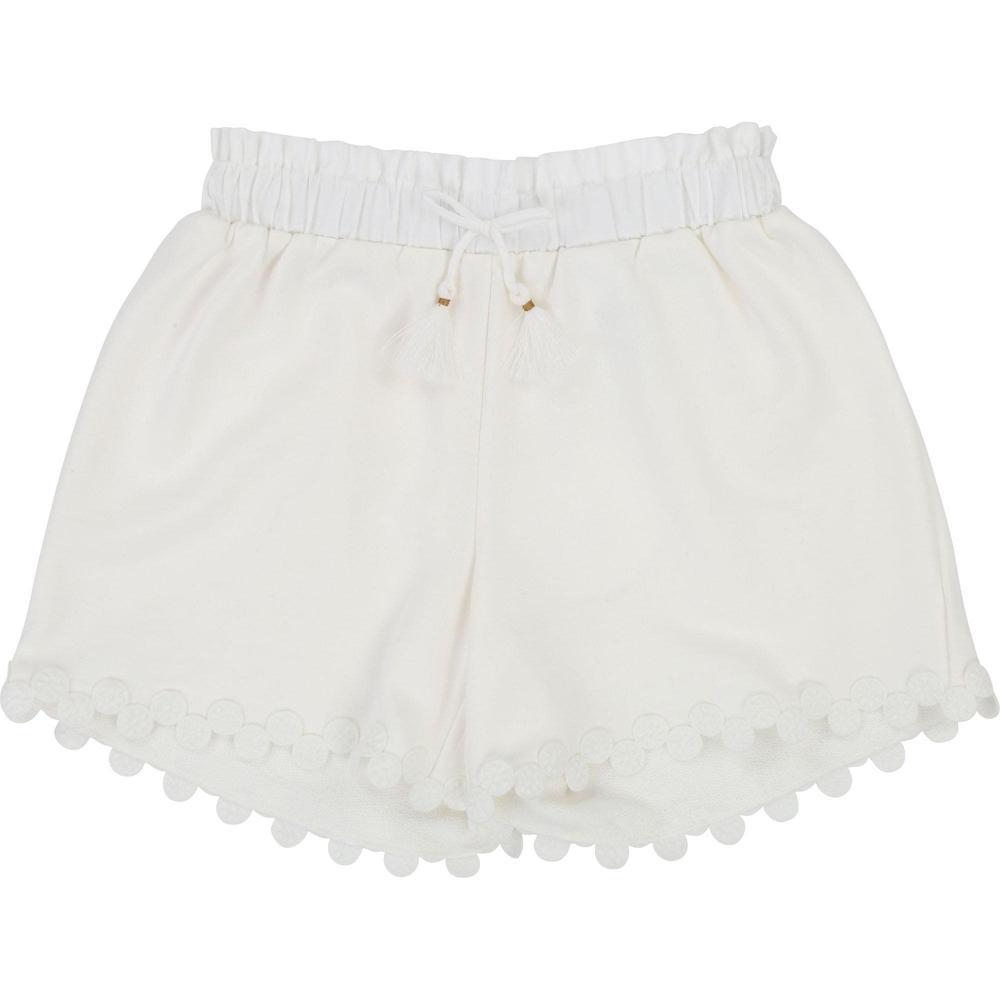 Chloe Girls White Shorts