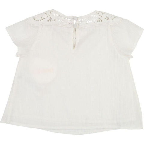 Chloe Ivory Blouse & Shorts