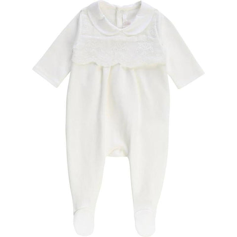 Chloe White Babygrow