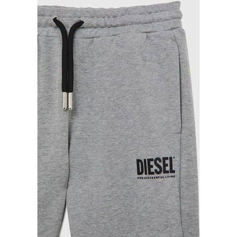 Diesel Boys Grey Sweatpants With Logo