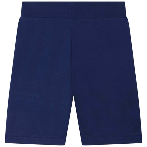 DKNY Boys Blue Cotton Logo Shorts