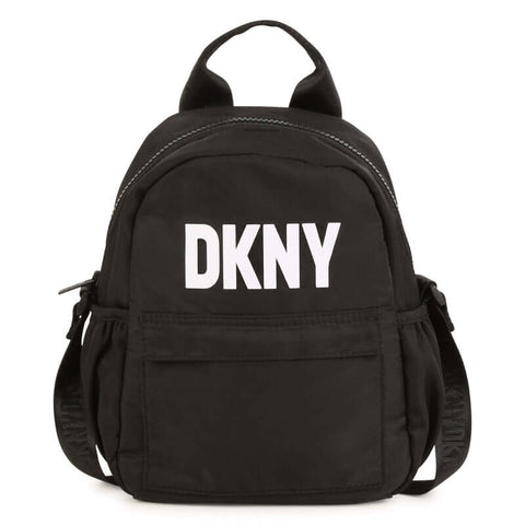 DKNY Girls Black Logo Handle Bag