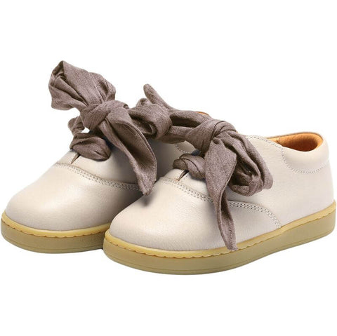 Donsje Girls Meilly Ivory Leather Shoes