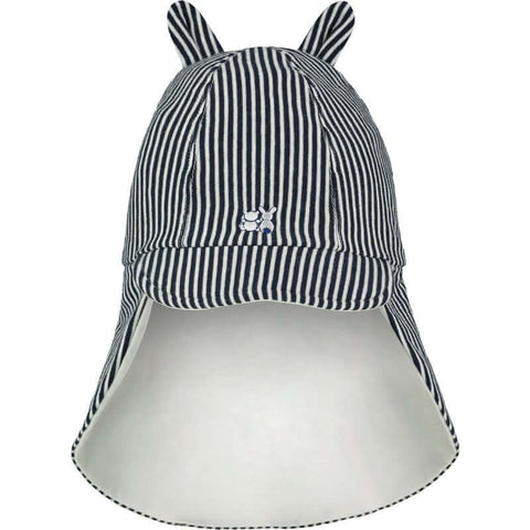 Emile Et Rose Boys Navy Striped Hat