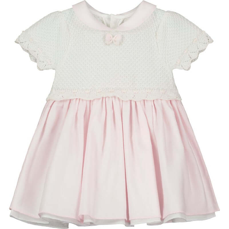 Emile Et Rose Girls Pink Lace Effect Dress