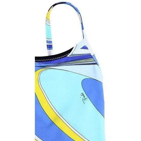 Emilio Pucci Blue Swimming Costume