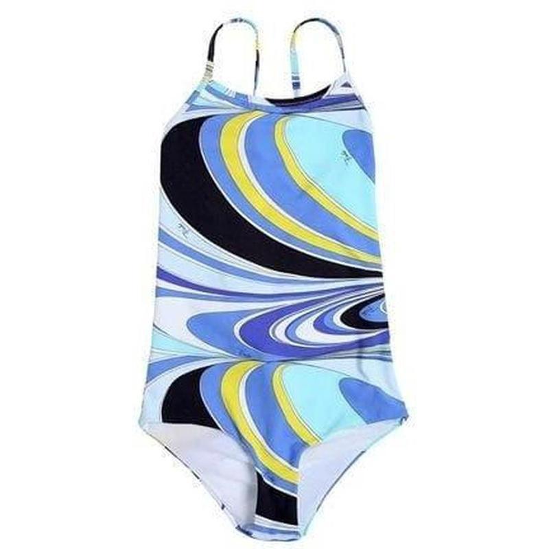 Emilio Pucci Blue Swimming Costume