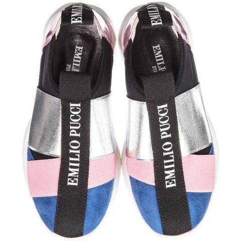 Emilio Pucci Girls Blue Trainers