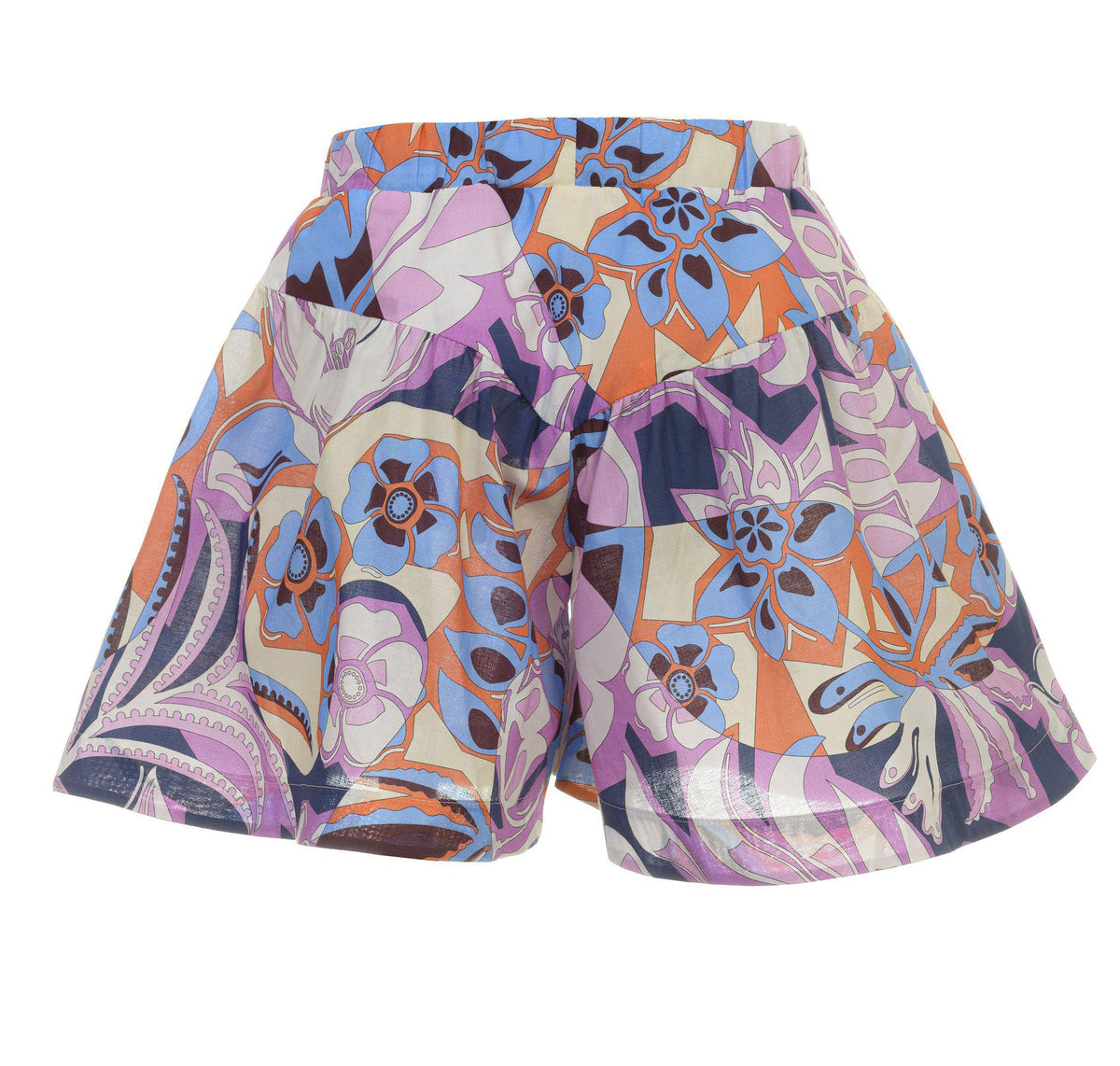 Emilio Pucci Girls Purple Patterned Short